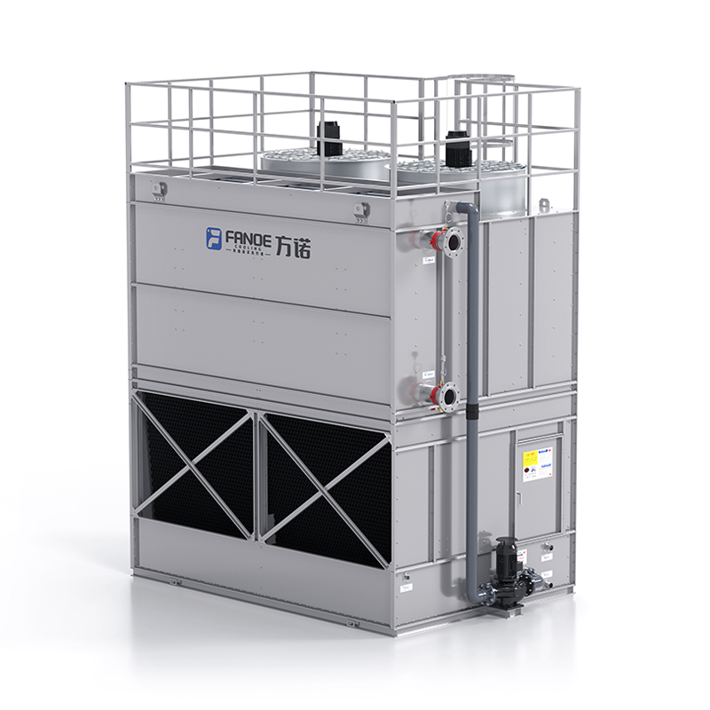 Single-inlet Air Compound Flow Closed Cooling Tower